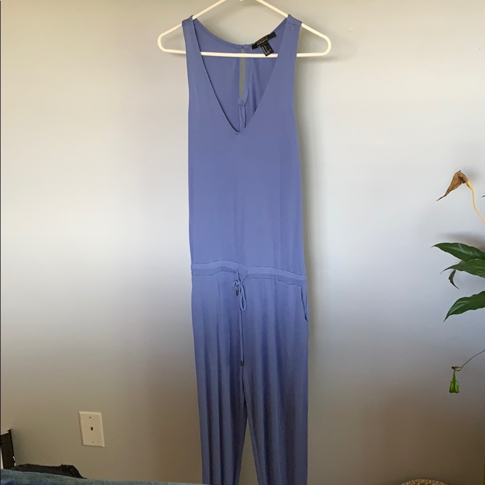 Blue jumpsuit